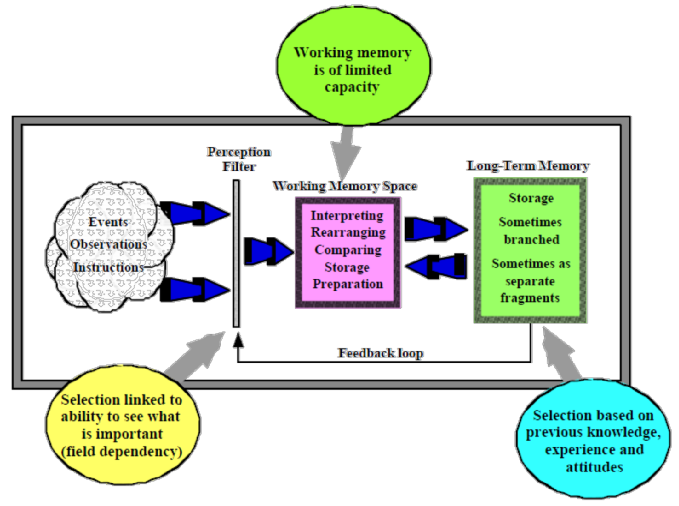 Schéma du modèle d’apprentissage